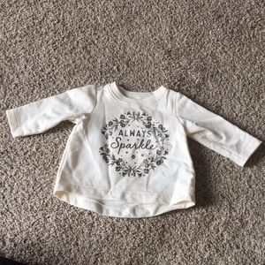 “Always sparkle” long sleeved shirt